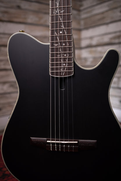Ibanez TOD10N Tim Henson Signature Nylon-string Acoustic-Electric Guitar - Black