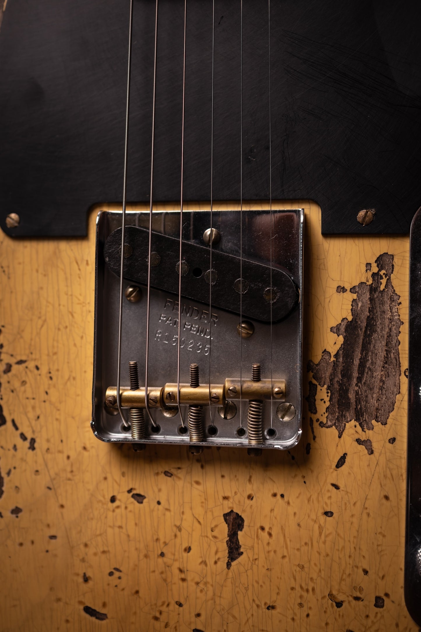 Fender Custom Shop 1951 Nocaster Super Heavy Relic Telecaster Electric Guitar - Super Faded Aged Nocaster Blonde