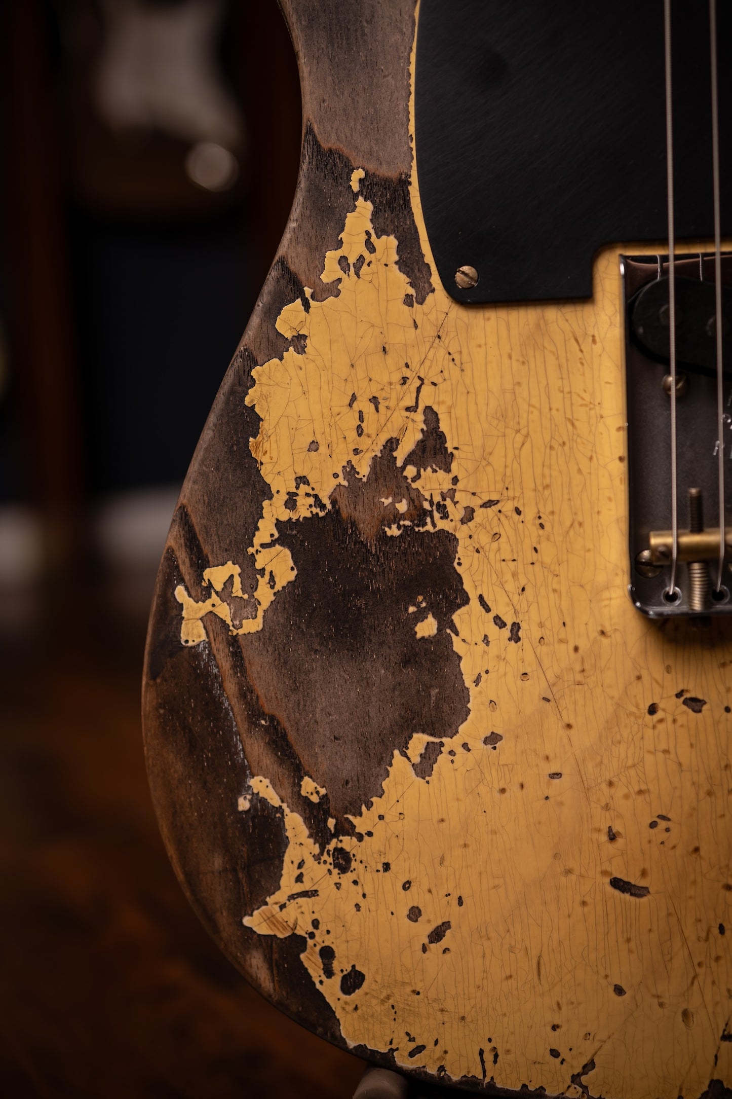 Fender Custom Shop 1951 Nocaster Super Heavy Relic Telecaster Electric Guitar - Super Faded Aged Nocaster Blonde