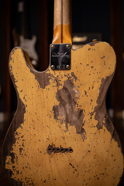 Fender Custom Shop 1951 Nocaster Super Heavy Relic Telecaster Electric Guitar - Super Faded Aged Nocaster Blonde