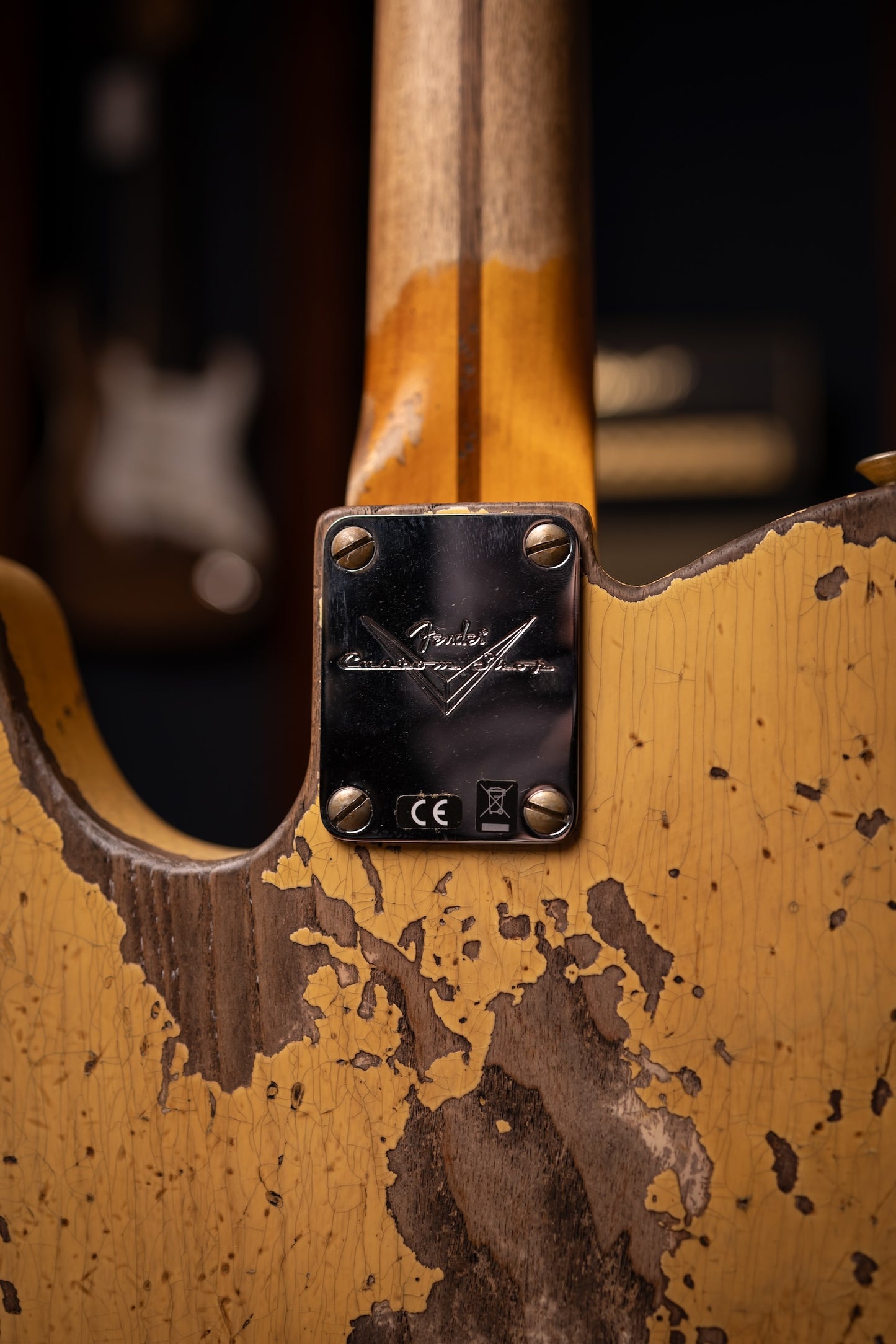 Fender Custom Shop 1951 Nocaster Super Heavy Relic Telecaster Electric Guitar - Super Faded Aged Nocaster Blonde