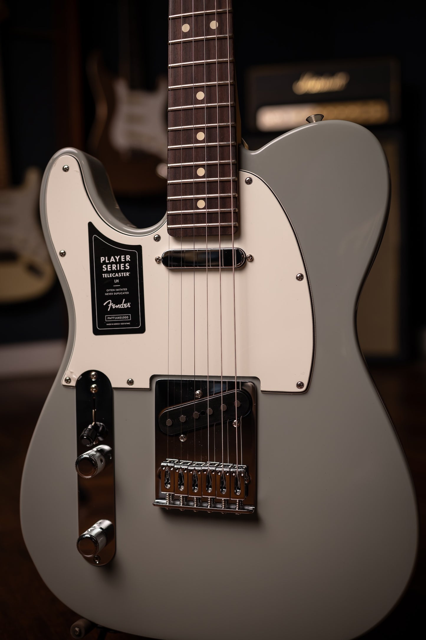 Fender Player II Telecaster Left-Handed Electric Guitar  - Cactus Grey