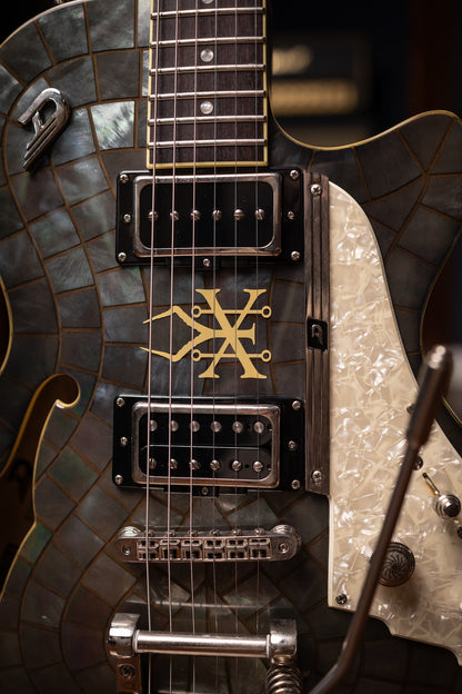 2016 Duesenberg Soundgarden Electric Guitar - Black Hole Sun (Stained Glass)