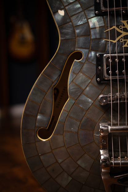 2016 Duesenberg Soundgarden Electric Guitar - Black Hole Sun (Stained Glass)