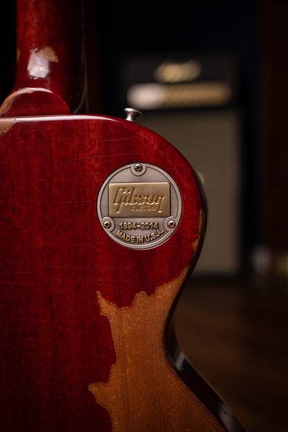 2014 Gibson Les Paul 1959 Reissue Electric Guitar - Heavy Aged Sunburst
