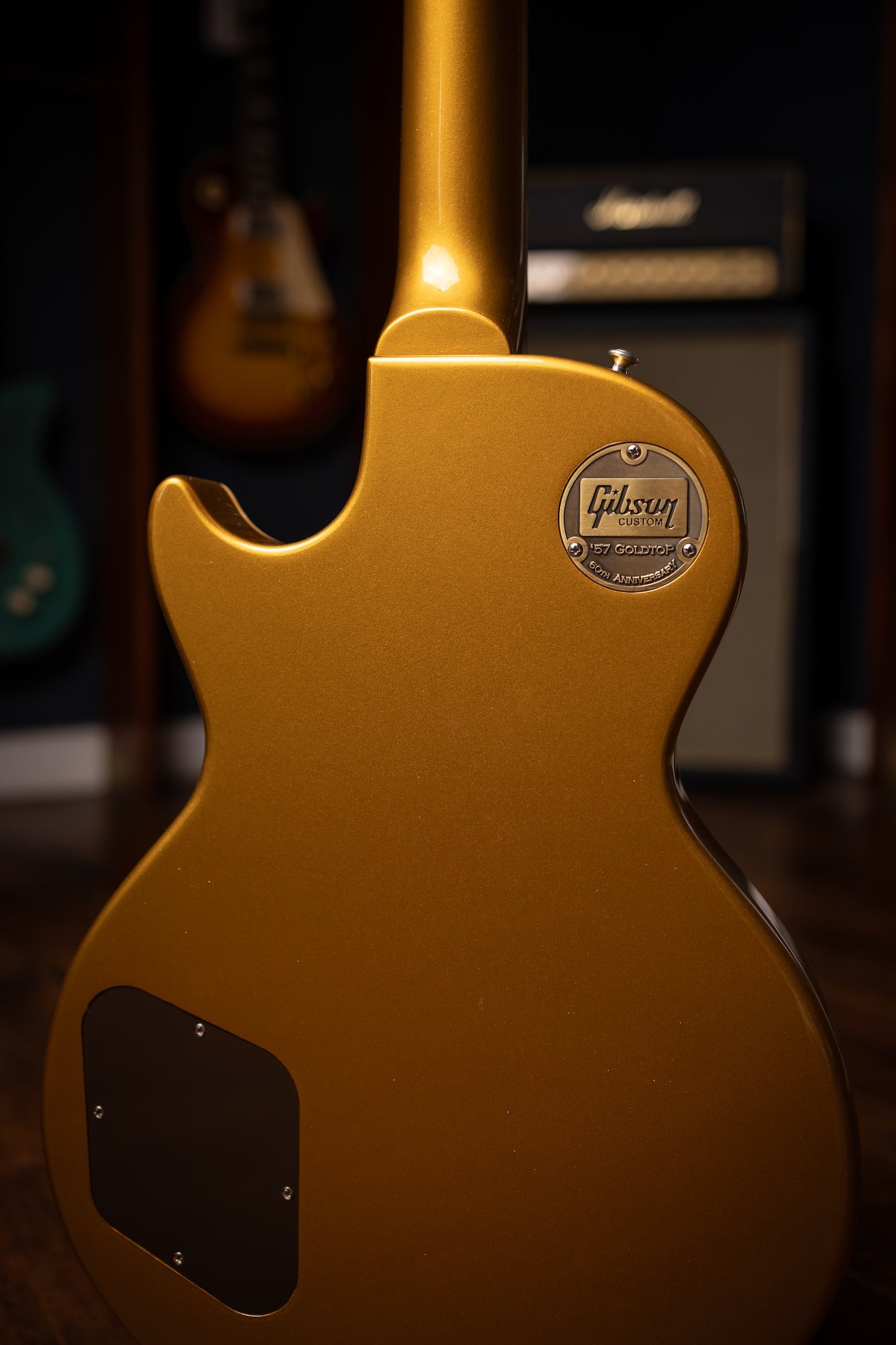 2014 Gibson Les Paul 60th Anniversary 1957 Reissue Electric Guitar - Gold Sparkle