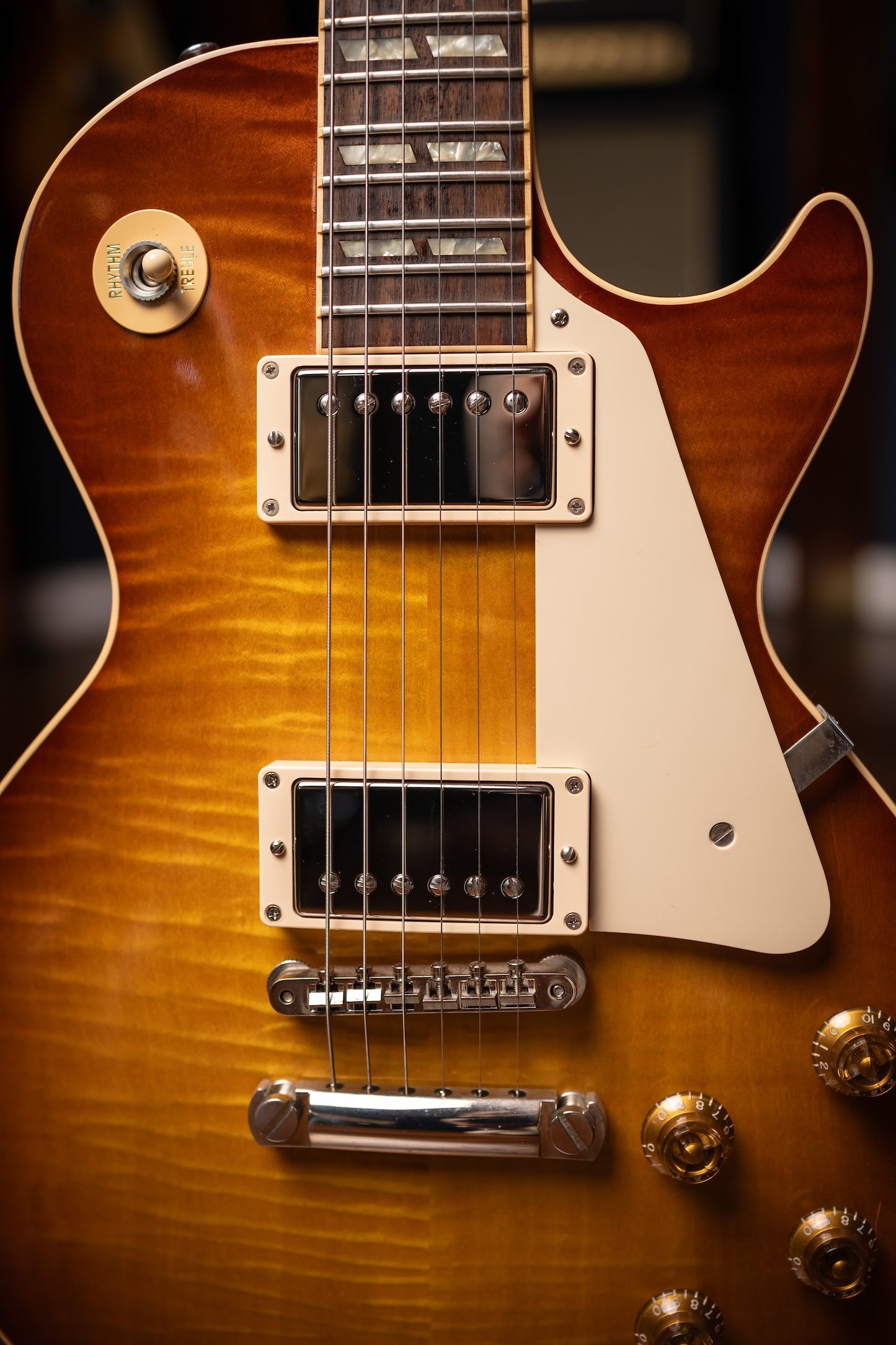 2014 Gibson Les Paul Long Scale Electric Guitar - Iced Tea Burst