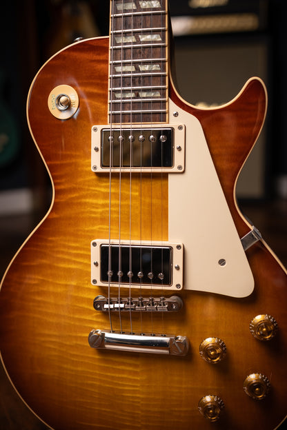2014 Gibson Les Paul Long Scale Electric Guitar - Iced Tea Burst