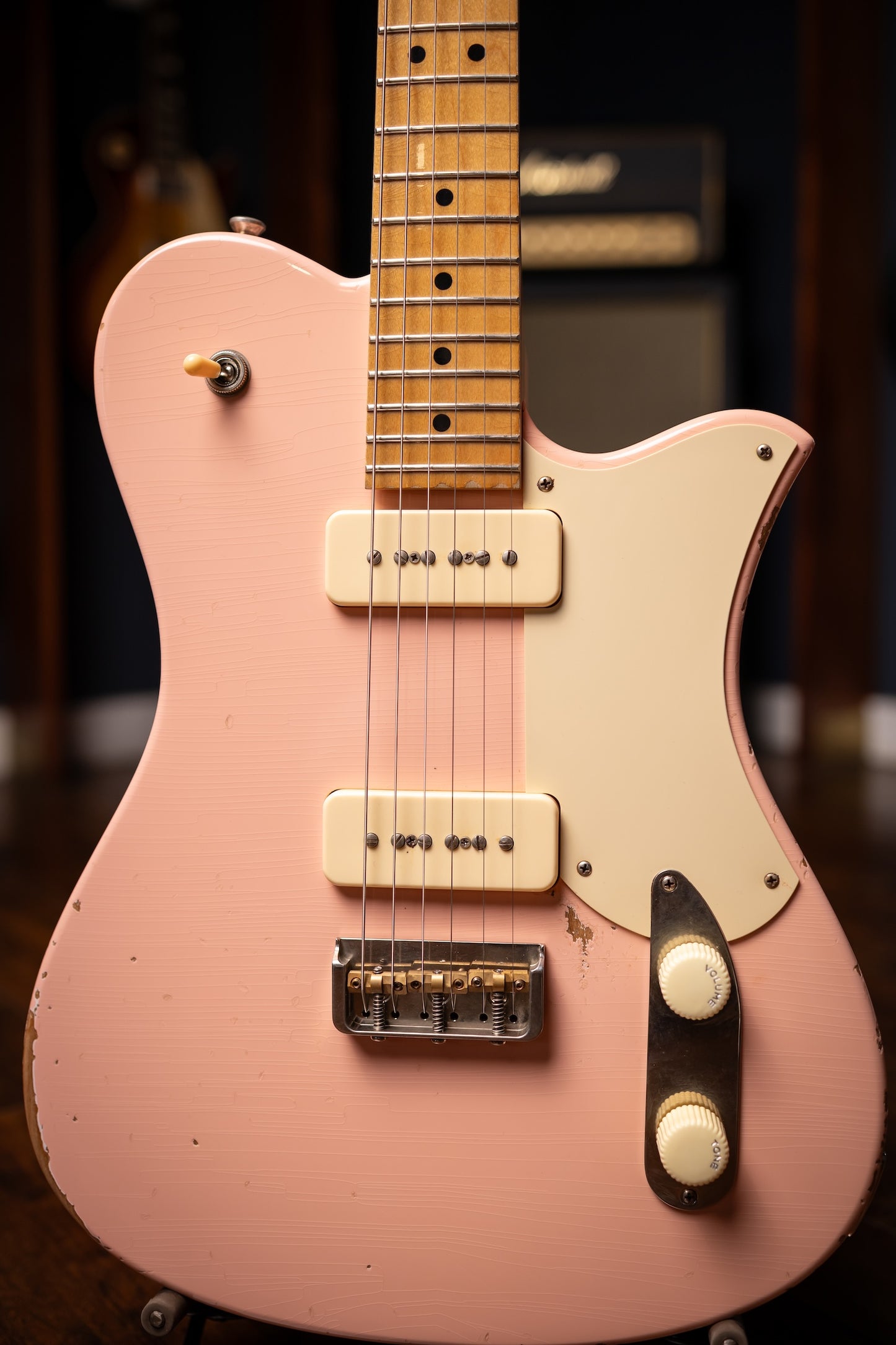 Starr Guitars Tomcat Electric Guitar - Shell Pink