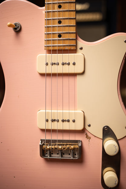 Starr Guitars Tomcat Electric Guitar - Shell Pink