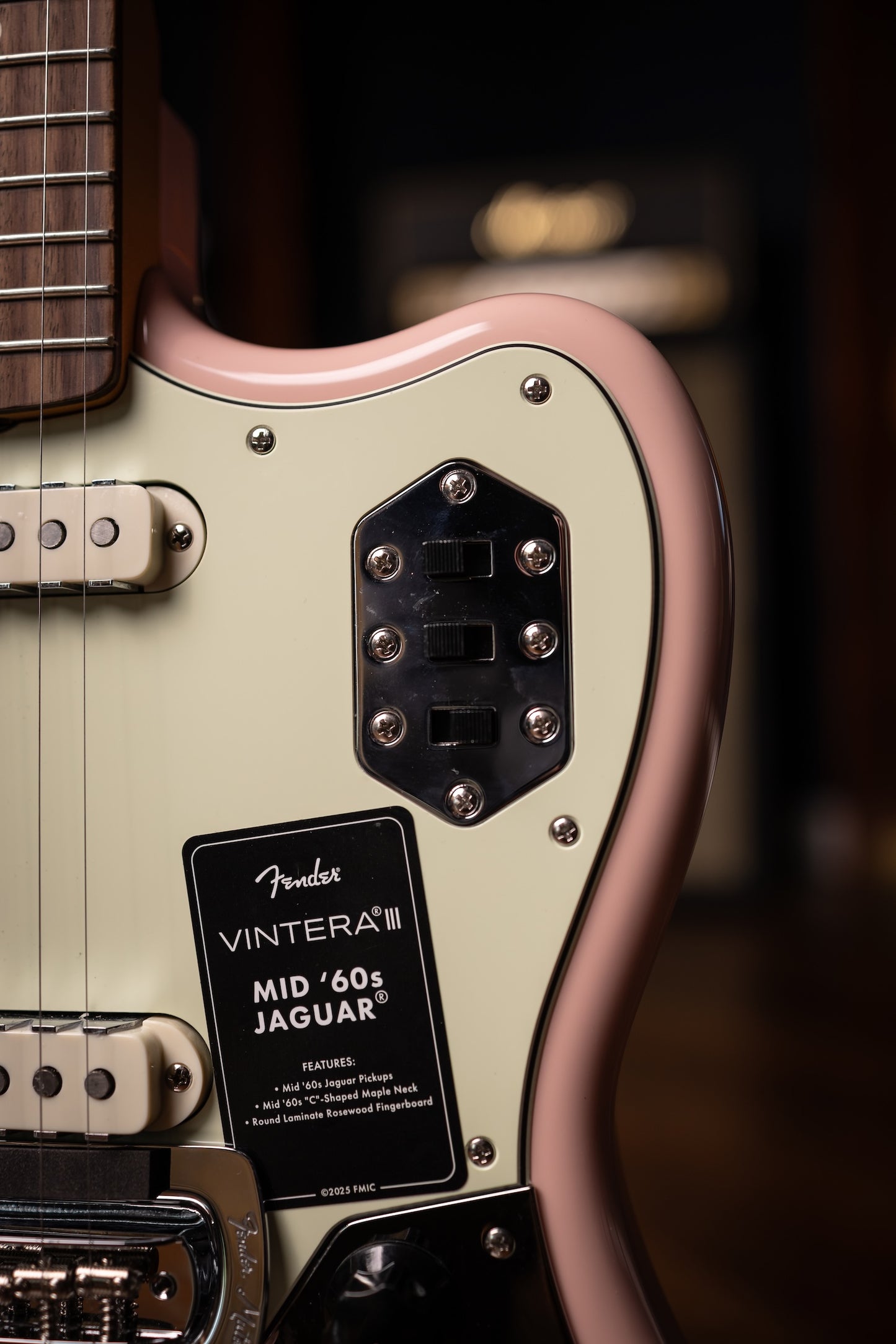 Fender  Vintera III Mid '60s Jaguar Electric Guitar - Shell Pink