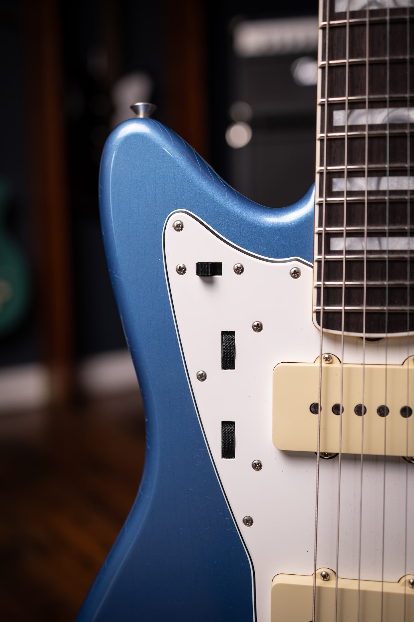 Fender Custom Shop 1967 Jazzmaster DLX Closet Classic Electric Guitar - Aged Lake Placid Blue