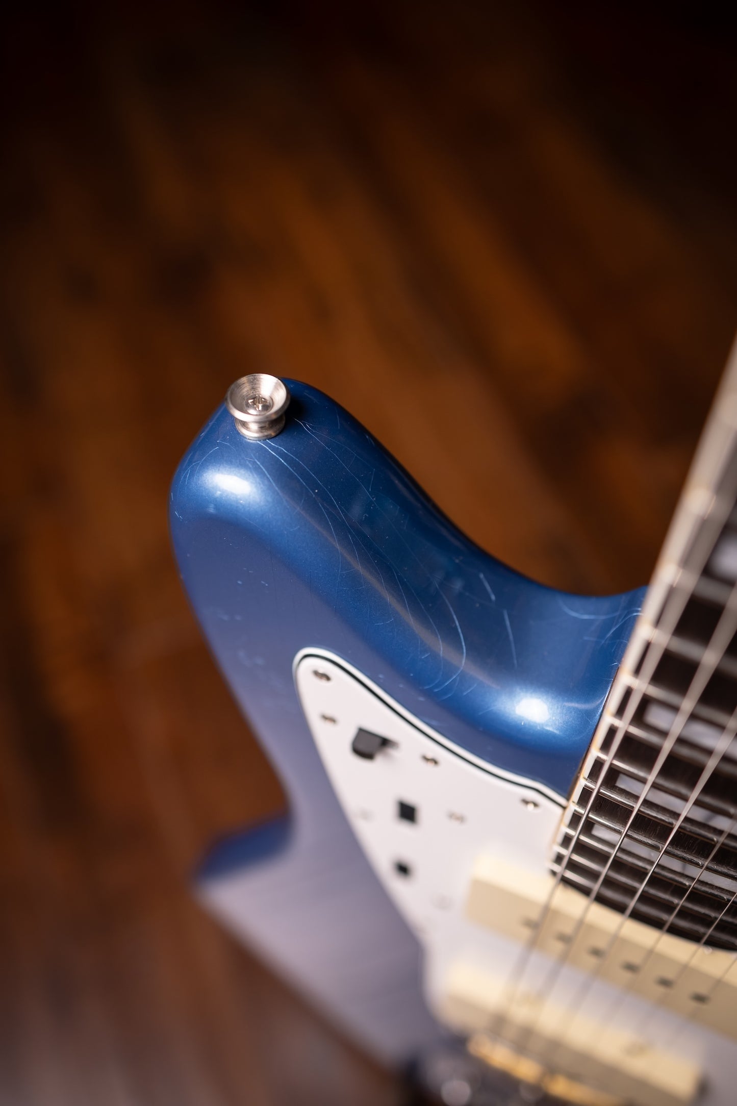 Fender Custom Shop 1967 Jazzmaster DLX Closet Classic Electric Guitar - Aged Lake Placid Blue
