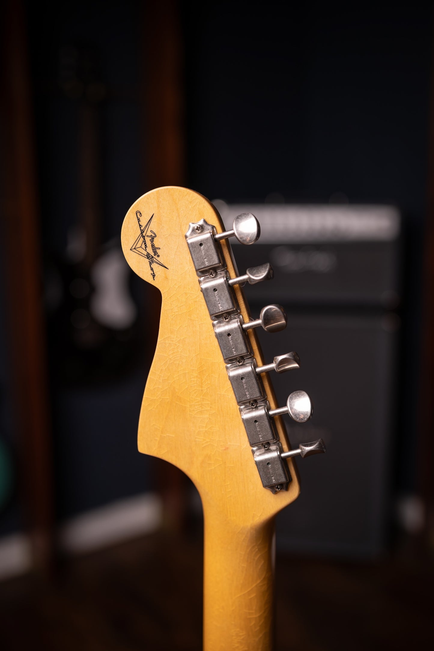 Fender Custom Shop 1967 Jazzmaster DLX Closet Classic Electric Guitar - Aged Lake Placid Blue