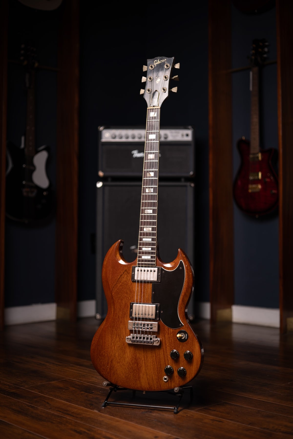 1970s Gibson SG Electric Guitar - Walnut