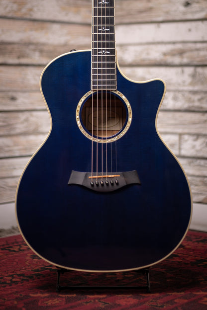2009 Taylor 614CE Acoustic Guitar - Blue Trans