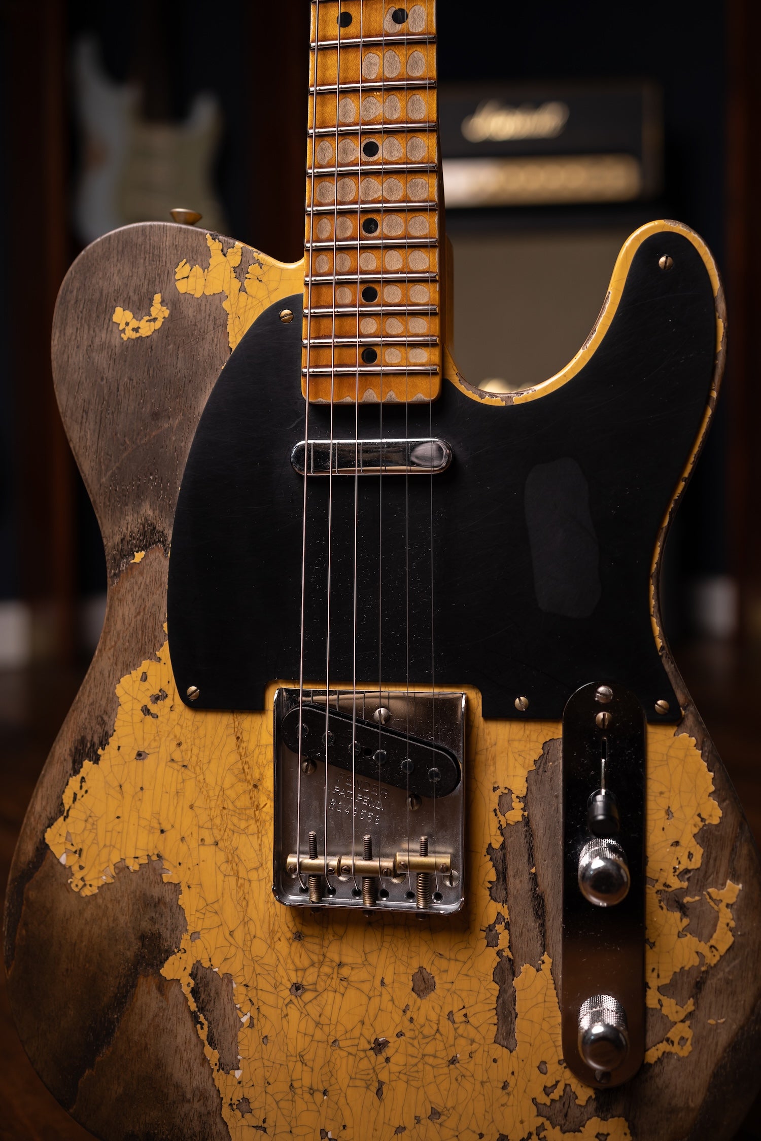 1952 Telecaster Super Heavy Relic 1-Piece Quartersawn Maple Neck - Aged Nocaster Blonde