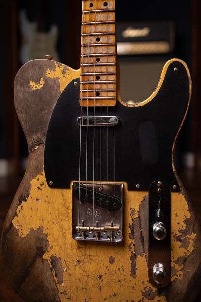 1952 Telecaster Super Heavy Relic 1-Piece Quartersawn Maple Neck - Aged Nocaster Blonde