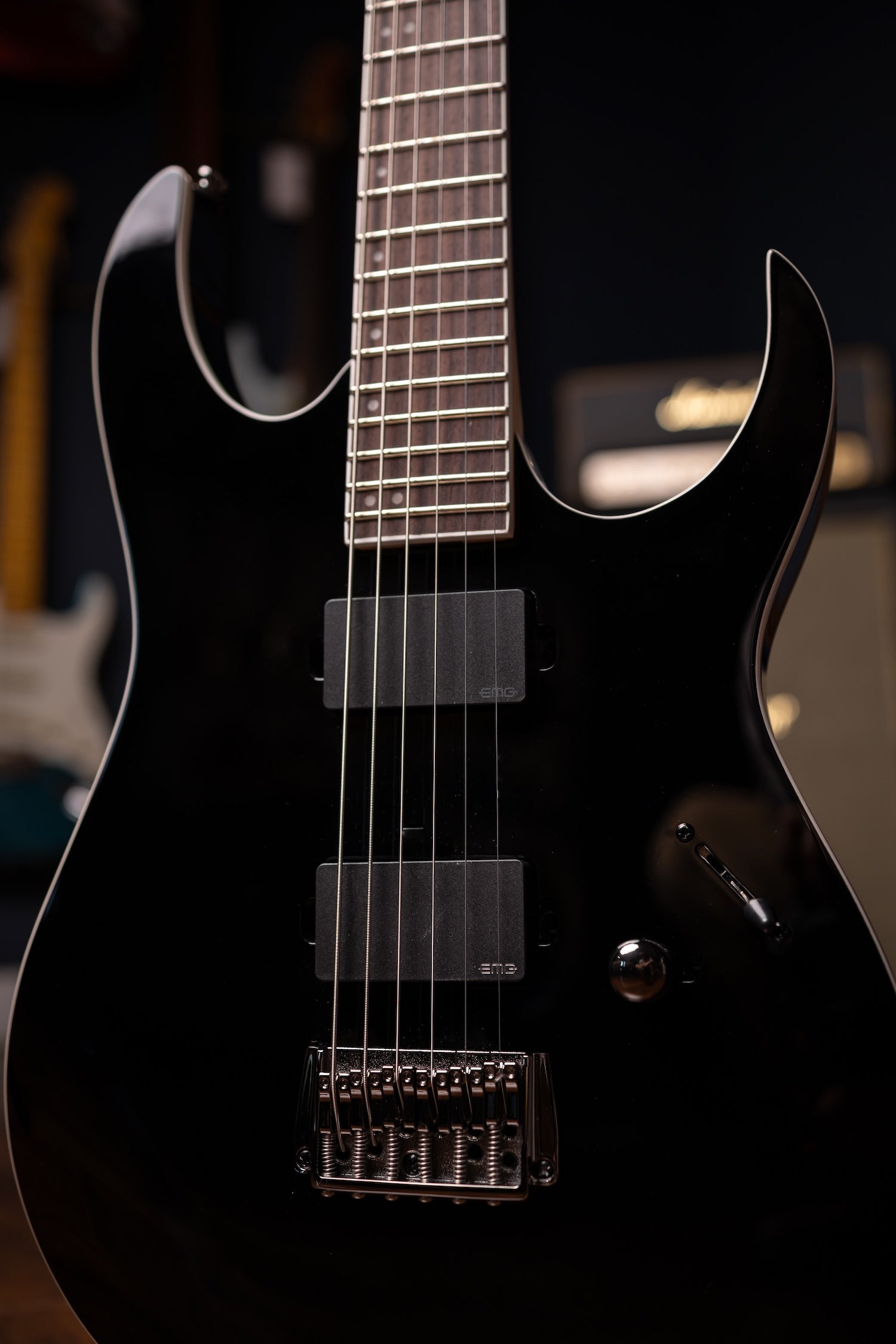 Ibanez RGIB21BK RG Iron Label Electric Guitar - Black