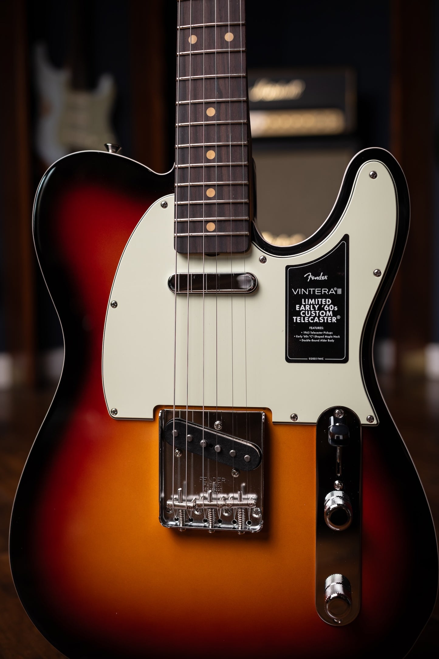 Fender Limited Edition Vintera III Early '60s Custom Telecaster - 3-Color Sunburst