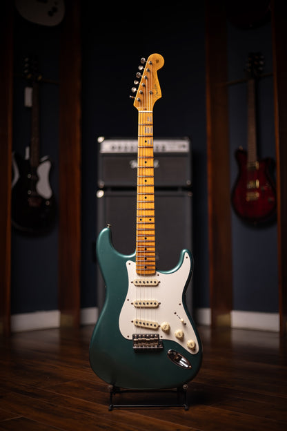2024 Fender 1956 Journeyman Stratocaster Electric Guitar - Aged Sherwood Green Metallic