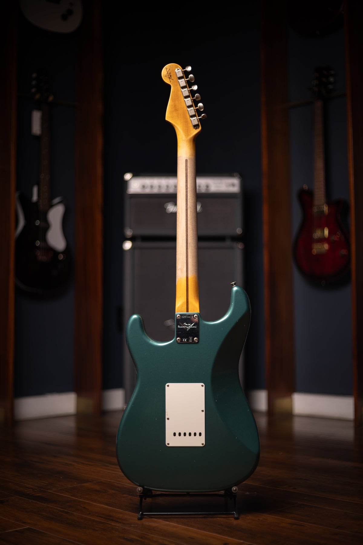 2024 Fender 1956 Journeyman Stratocaster Electric Guitar - Aged Sherwood Green Metallic