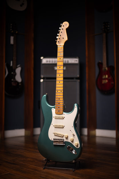 2024 Fender 1956 Journeyman Stratocaster Electric Guitar - Aged Sherwood Green Metallic