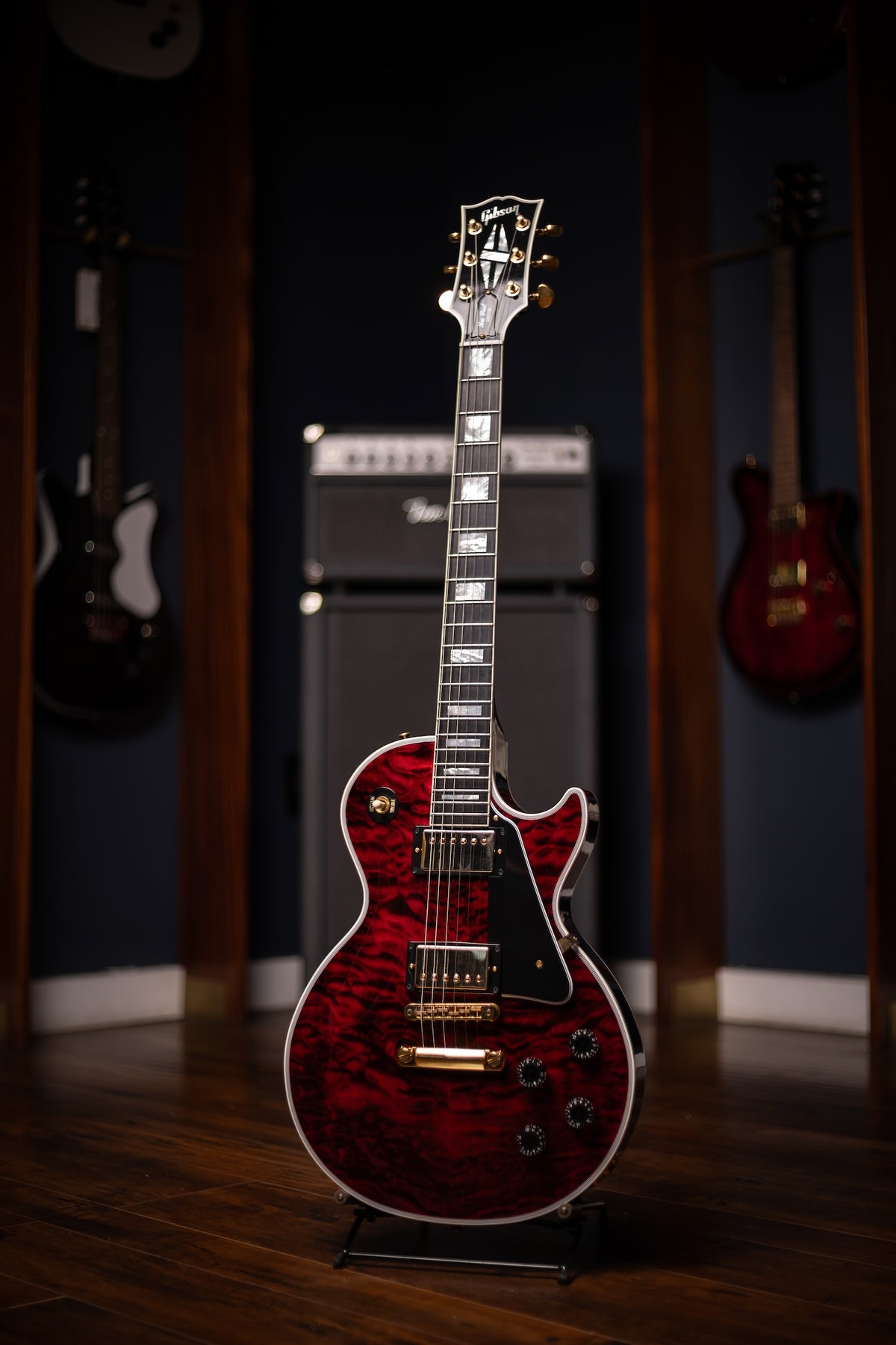 2020s Gibson Les Paul Custom Quilt Red Electric Guitar