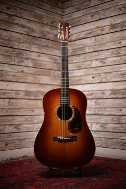 2024 Pre War Guitars Co. 12 Fret Custom Dreadnought Acoustic Guitar - Relic Sunburst