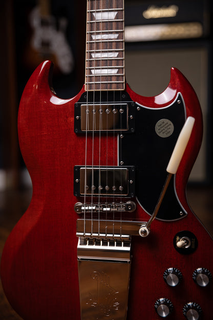 2022 Gibson SG ‘61 Standard Maestro Vibrola Reissue Electric Guitar - Cherry