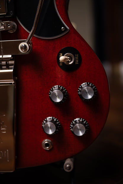 2022 Gibson SG ‘61 Standard Maestro Vibrola Reissue Electric Guitar - Cherry