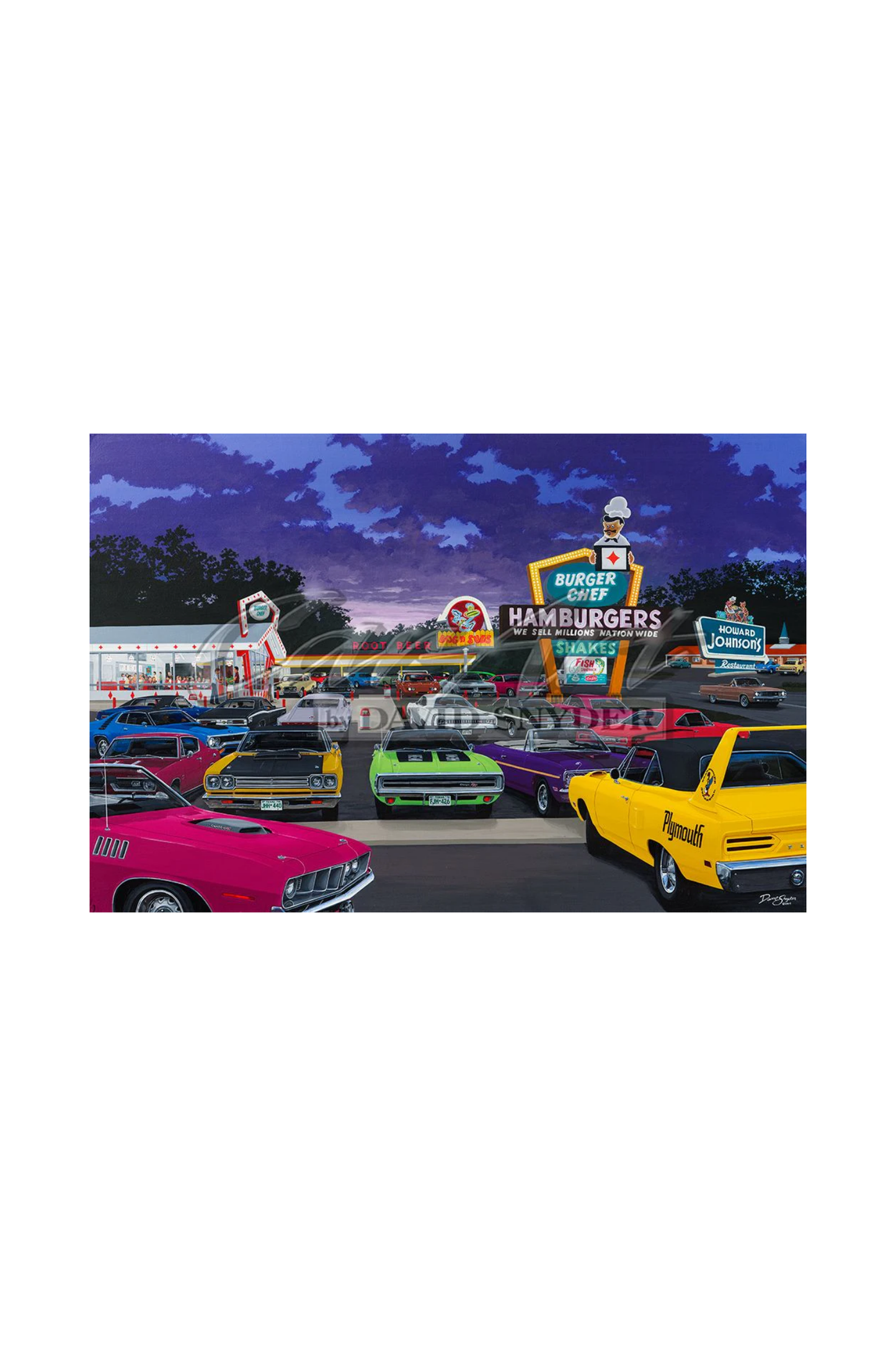 "Eating and Sleeping Mopar" Limited Edition Print