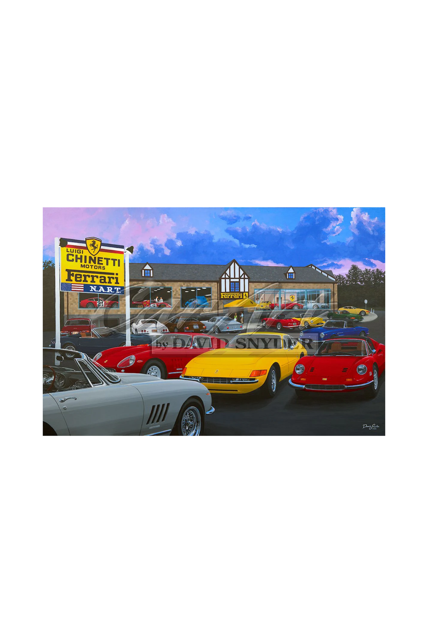 "Chinetti Greenwich" Limited Edition Print