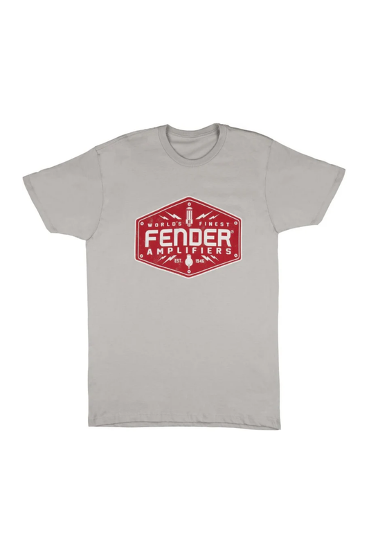Fender Bolt Down T-Shirt - Silver