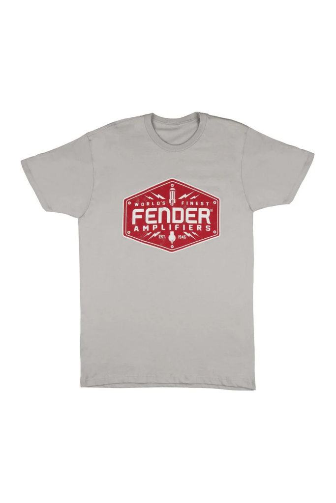Fender Bolt Down T-Shirt - Silver