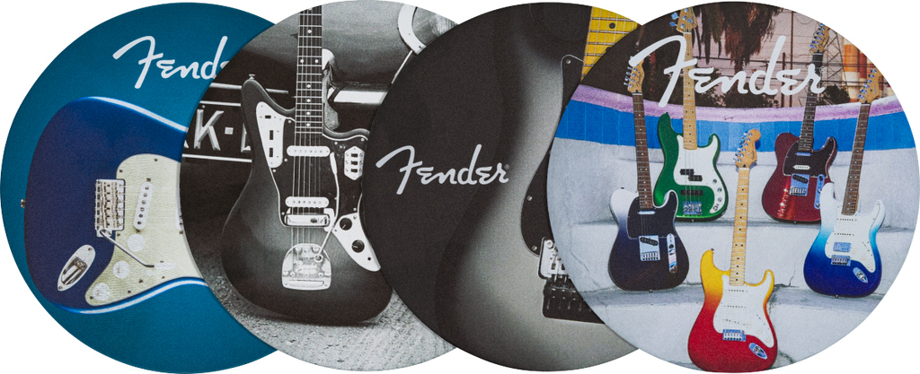 Fender® Guitar Coasters, 4-Pack, Multi-Color