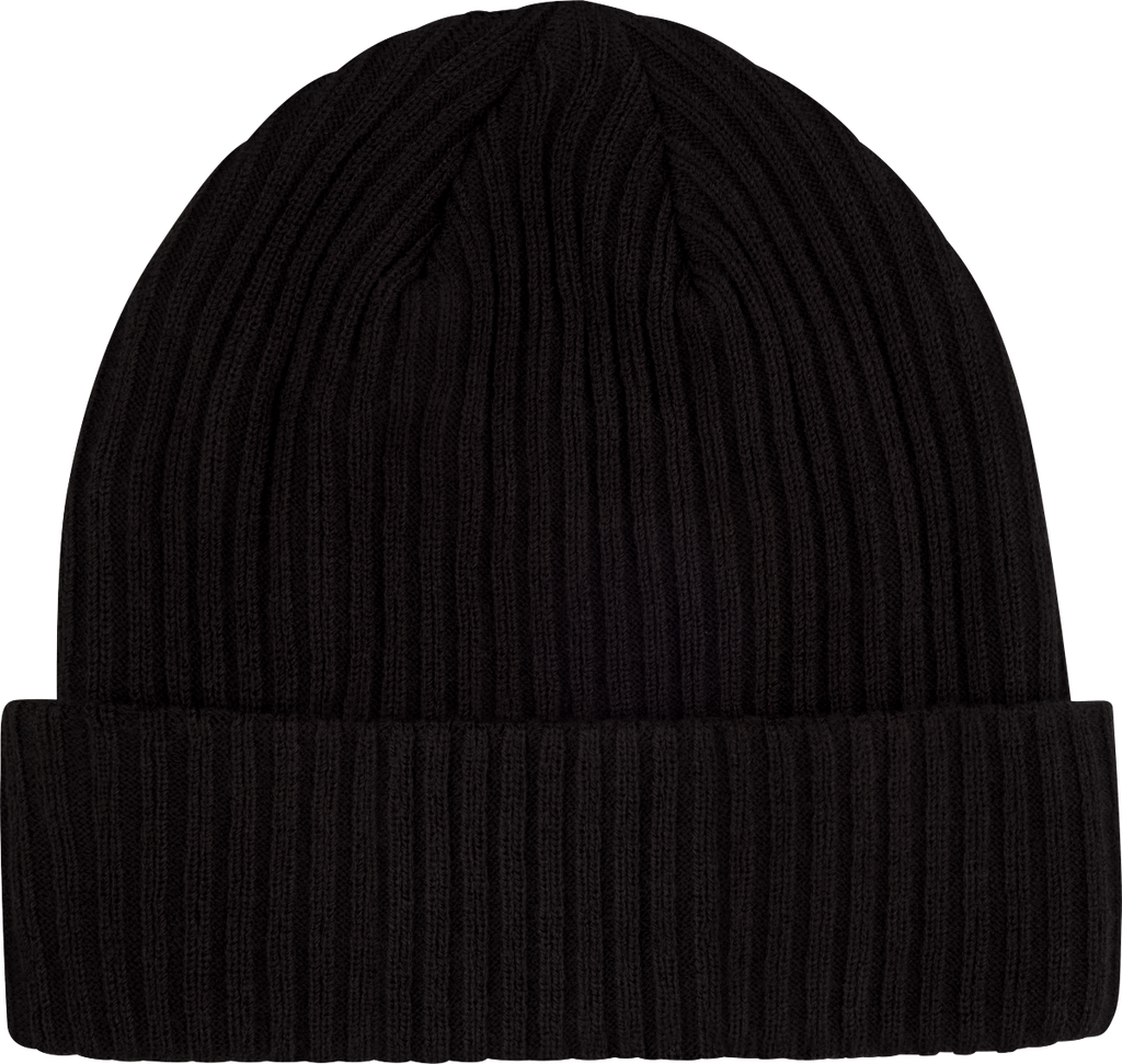 Fender Pick Patch Ribbed Beanie - Black