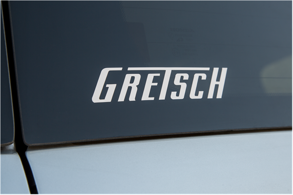 Gretsch Die Cut Window Sticker