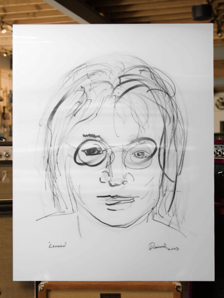 Mark Diamond Print - John Lennon