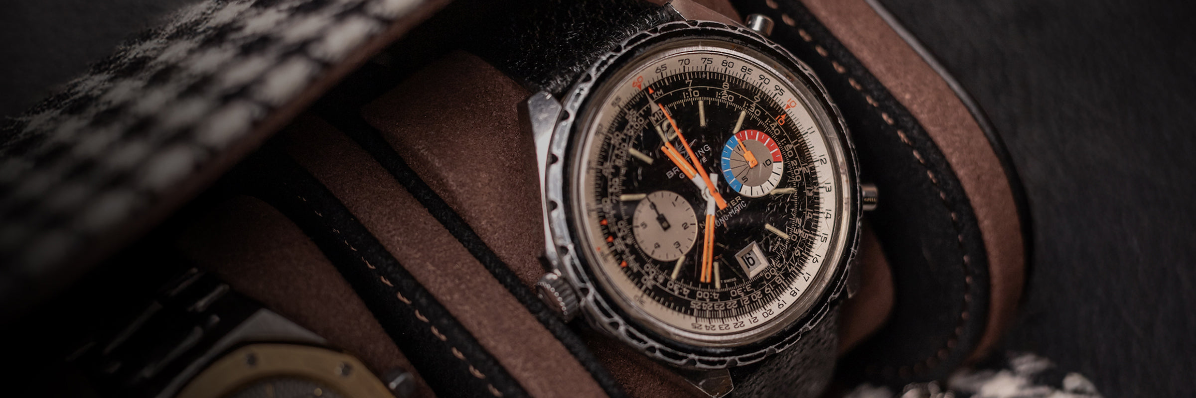 Breitling Watch in Kruk carrying case