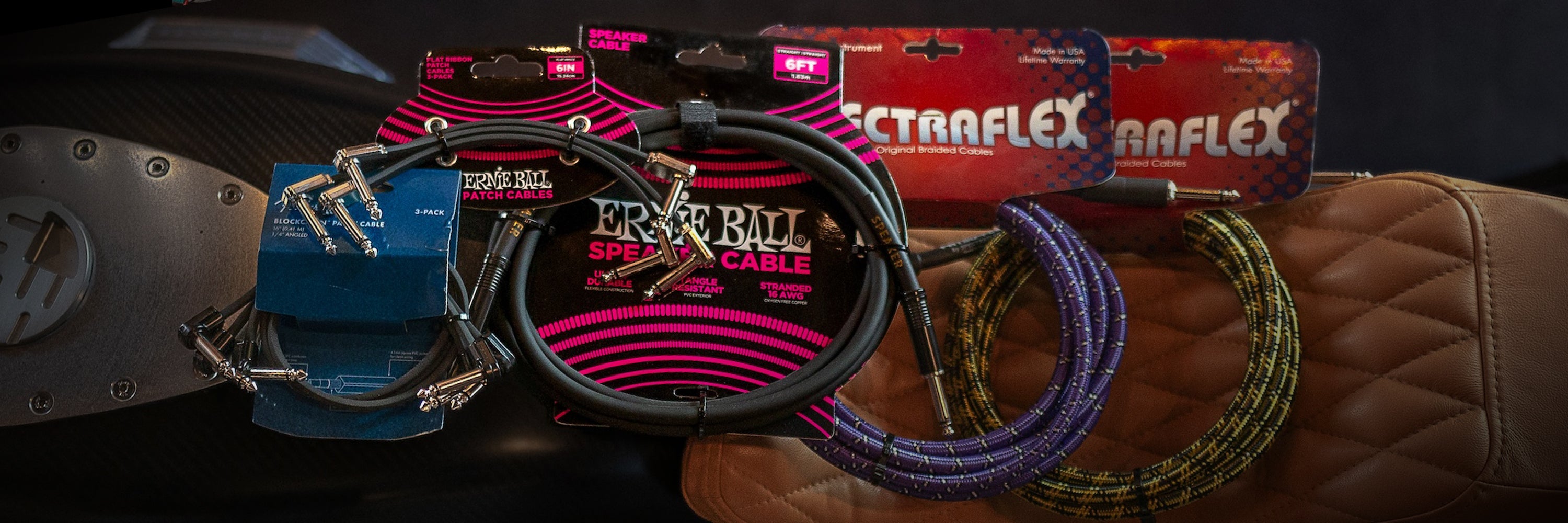 Cables at Walt Grace Vintage on motorcycle