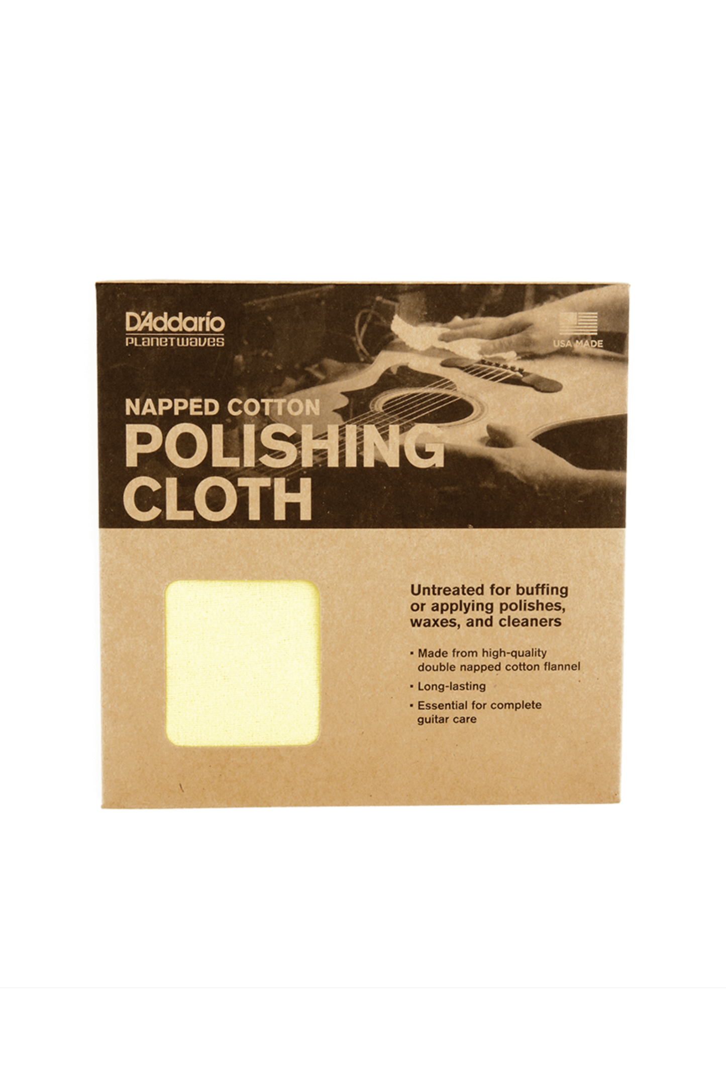 D'Addario Napped Cotton Polishing Cloth