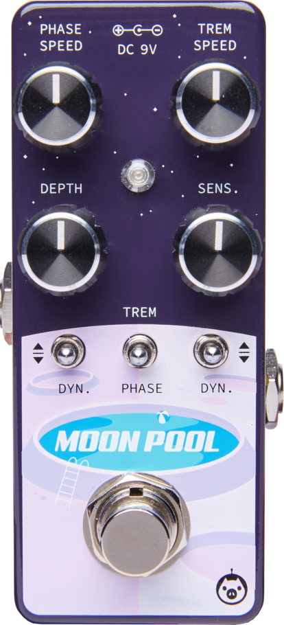 Pigtronix Moon Pool Tremvelope Phaser Micro Pedal