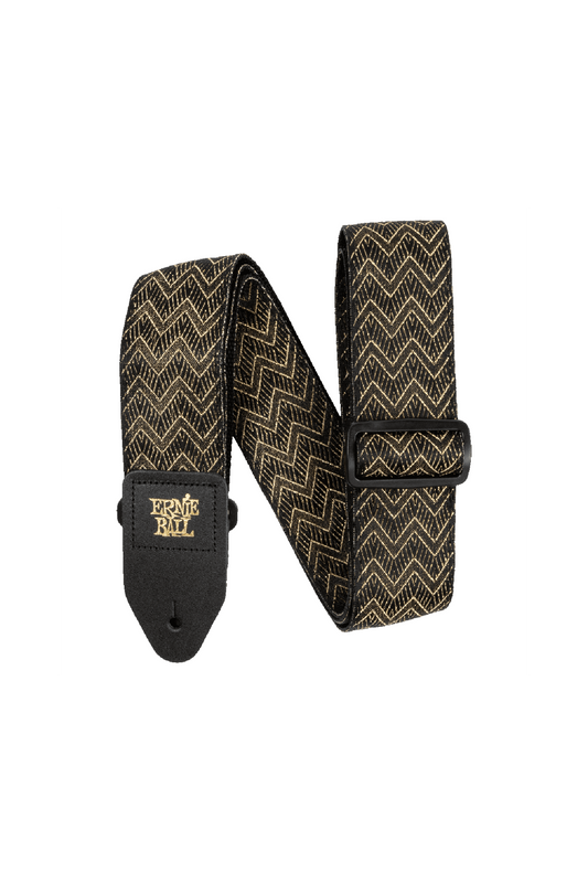 Ernie Ball Classic Jacquard Guitar Strap - Golden Waves