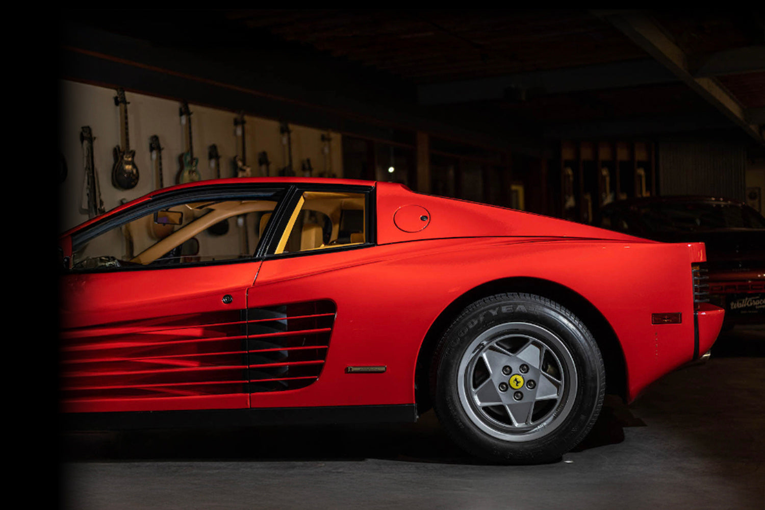 Ferrari Side Vew at Walt Grace Vintage