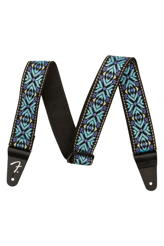 Fender Pasadena Woven Straps - Blue Snowflake