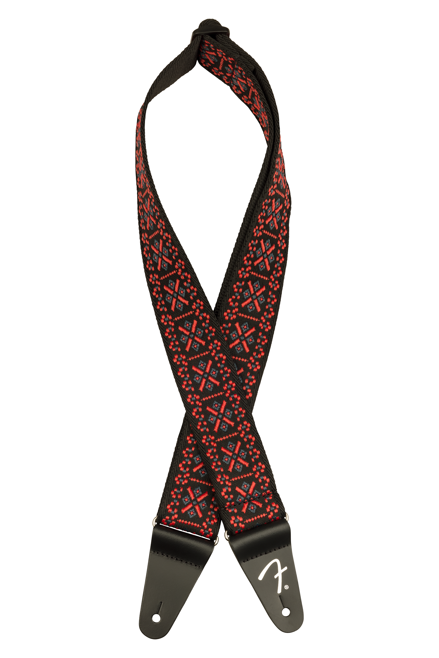 Fender Pasadena Woven Straps - Red Lattice