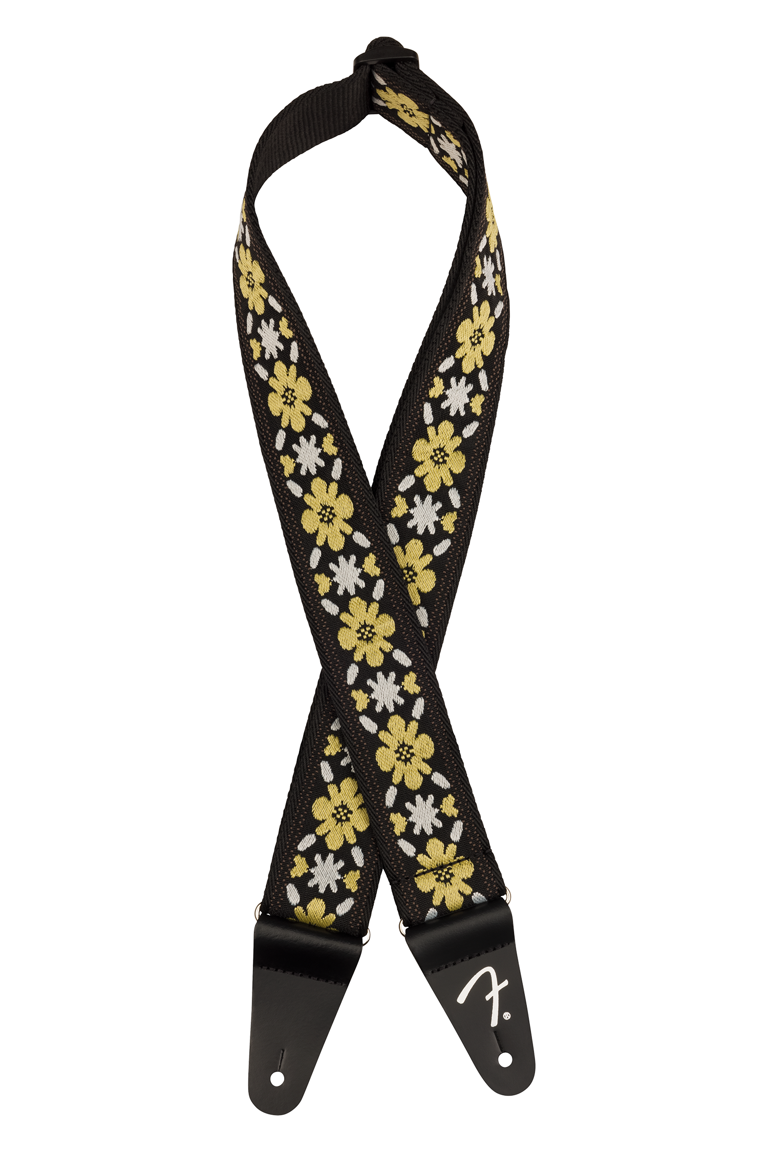 Fender Pasadena Woven Straps - Yellow Clover