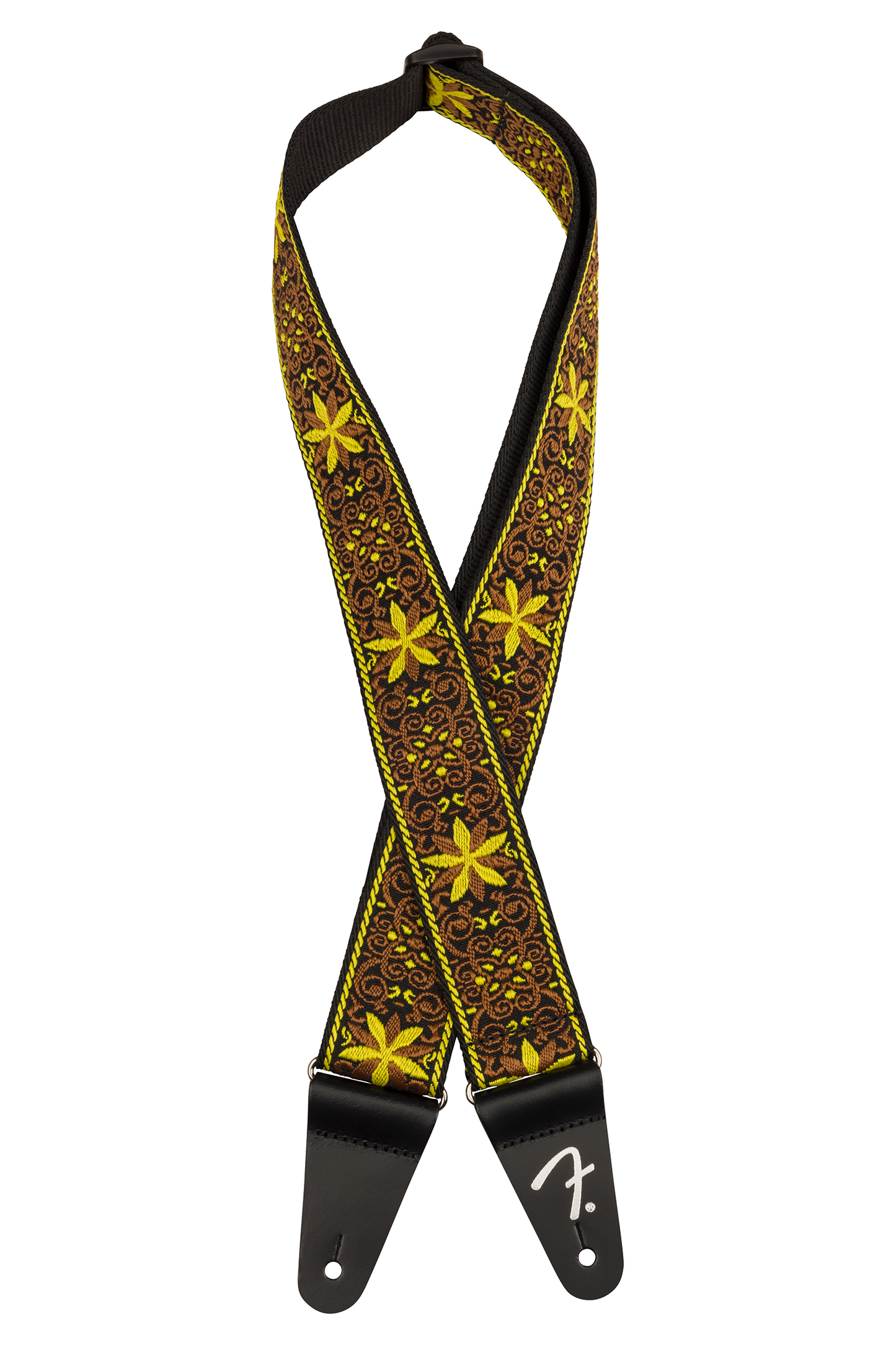 Fender Pasadena Woven Straps - Yellow Wallflower