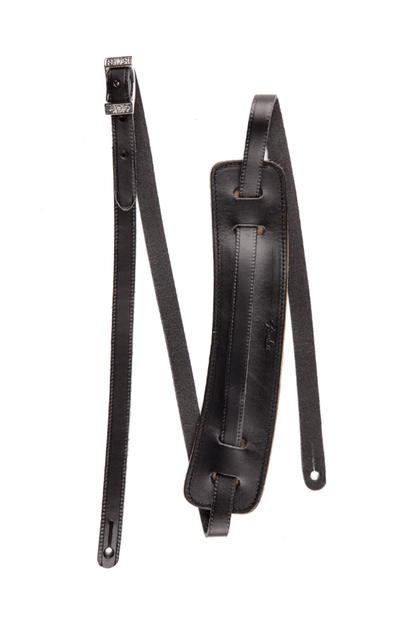 Fender Super Deluxe Vintage Style Leather Strap Black